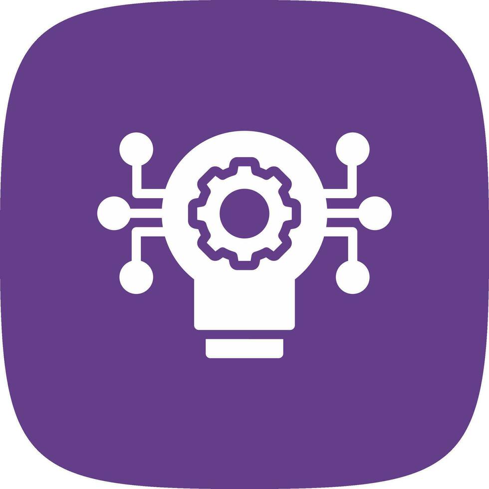 Technology Disruption Creative Icon Design vector