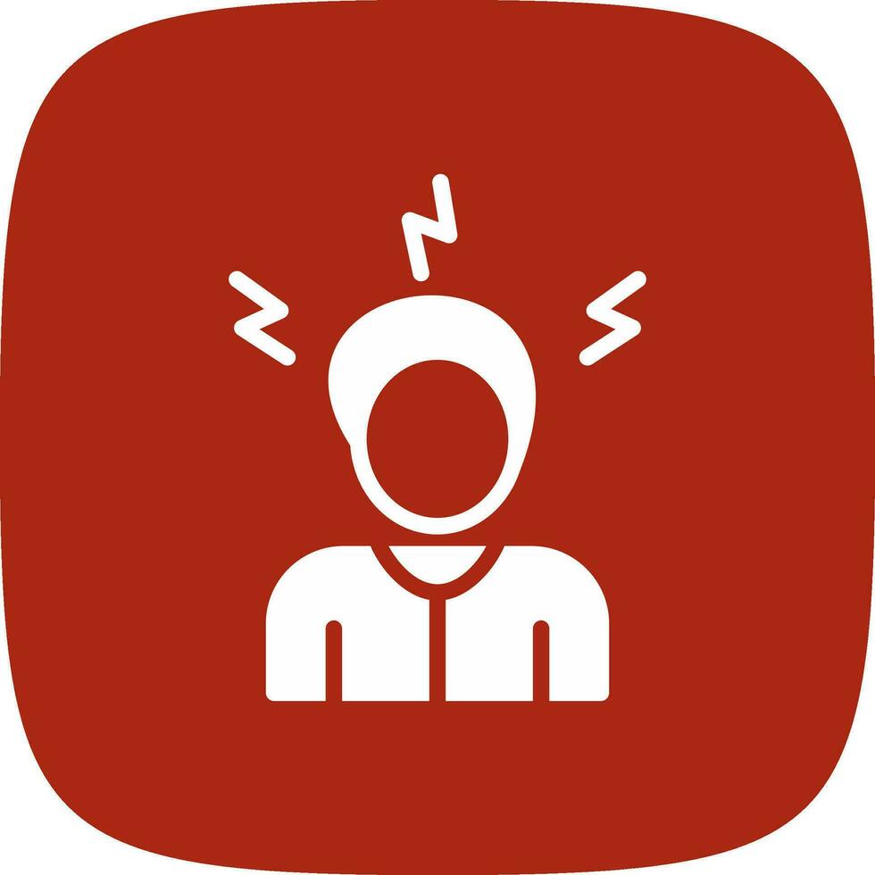 Stress Creative Icon Design vector