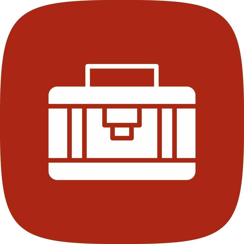 Suitcase Creative Icon Design vector
