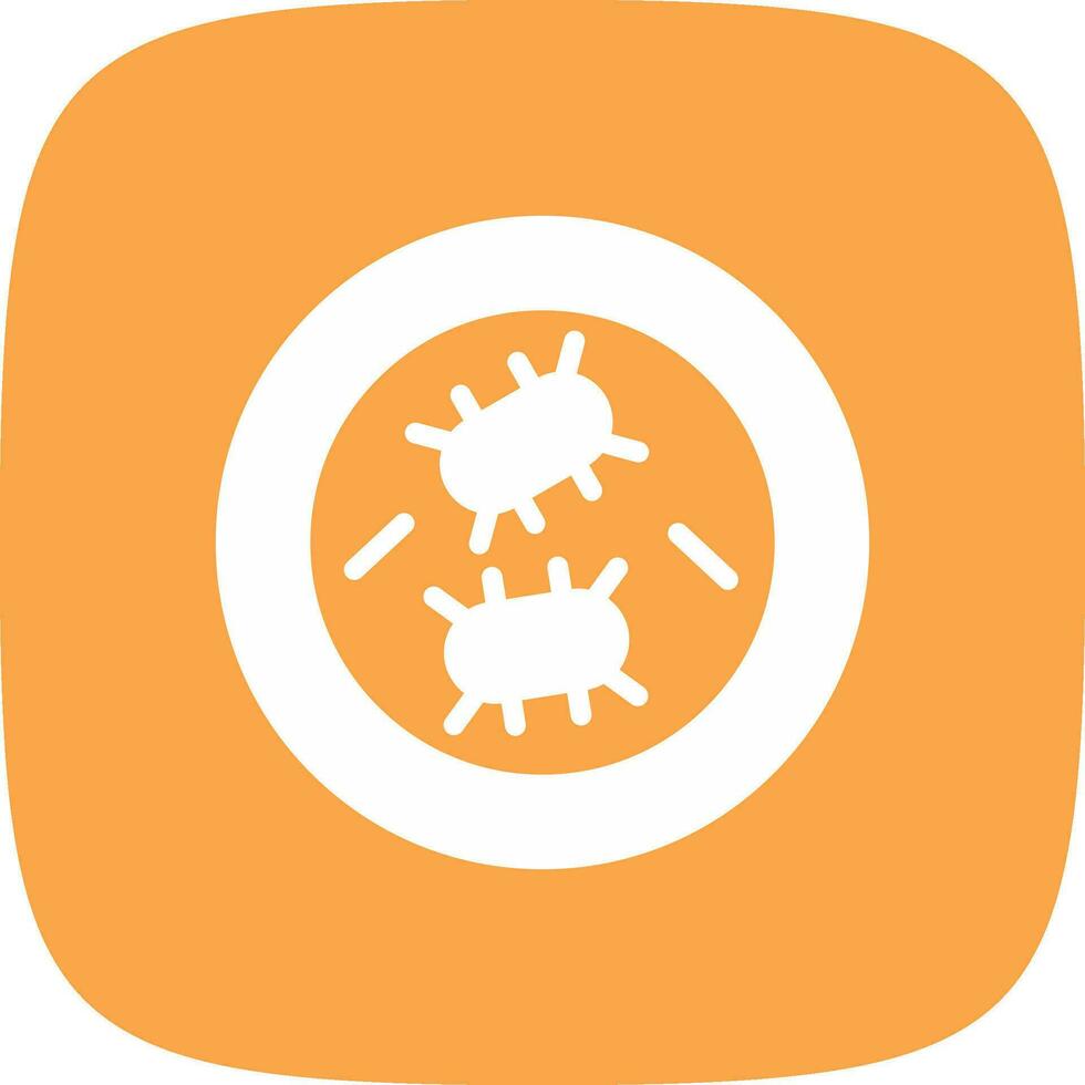Petri Dish Creative Icon Design vector