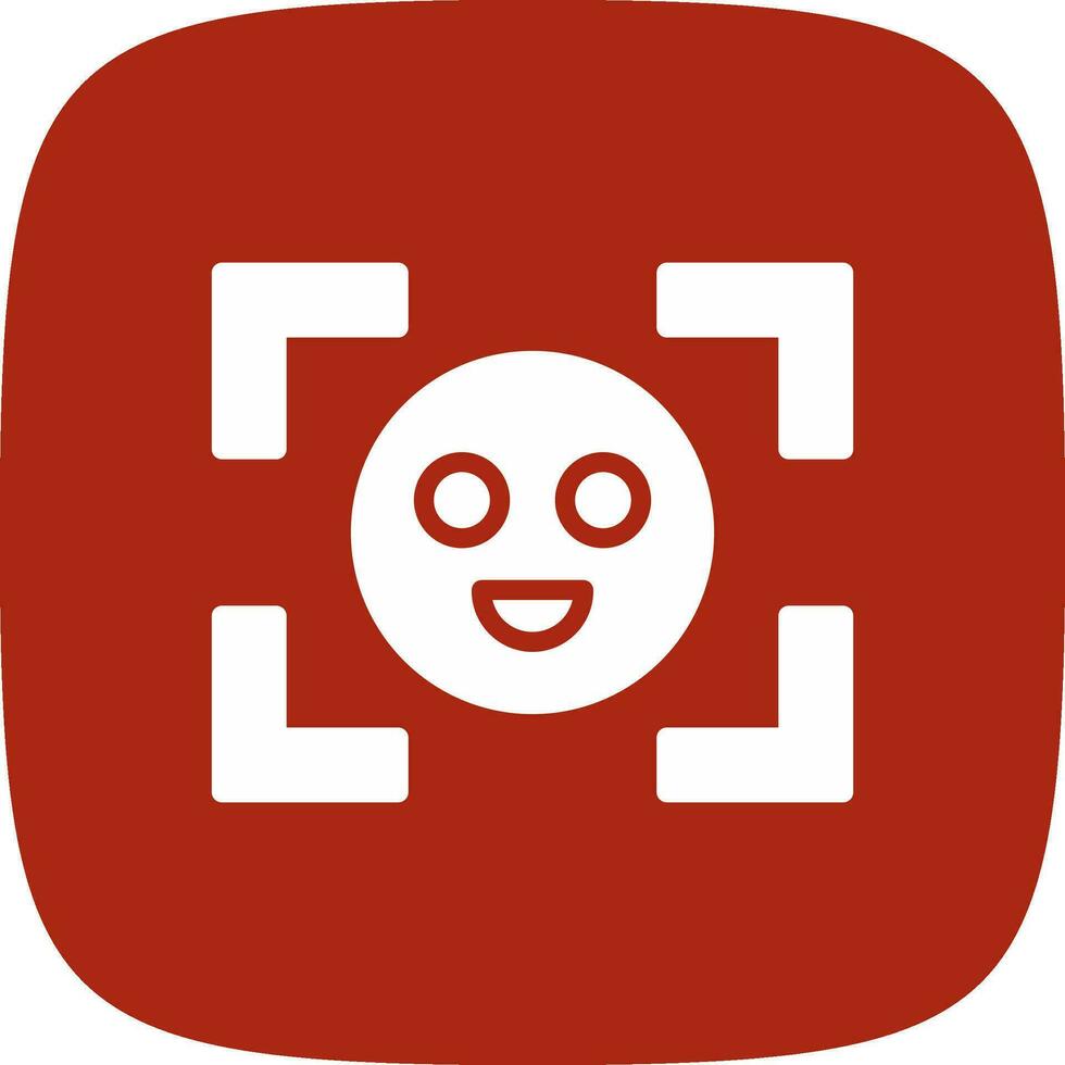 Face Detection Creative Icon Design vector