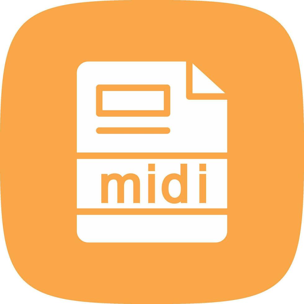 midi Creative Icon Design vector
