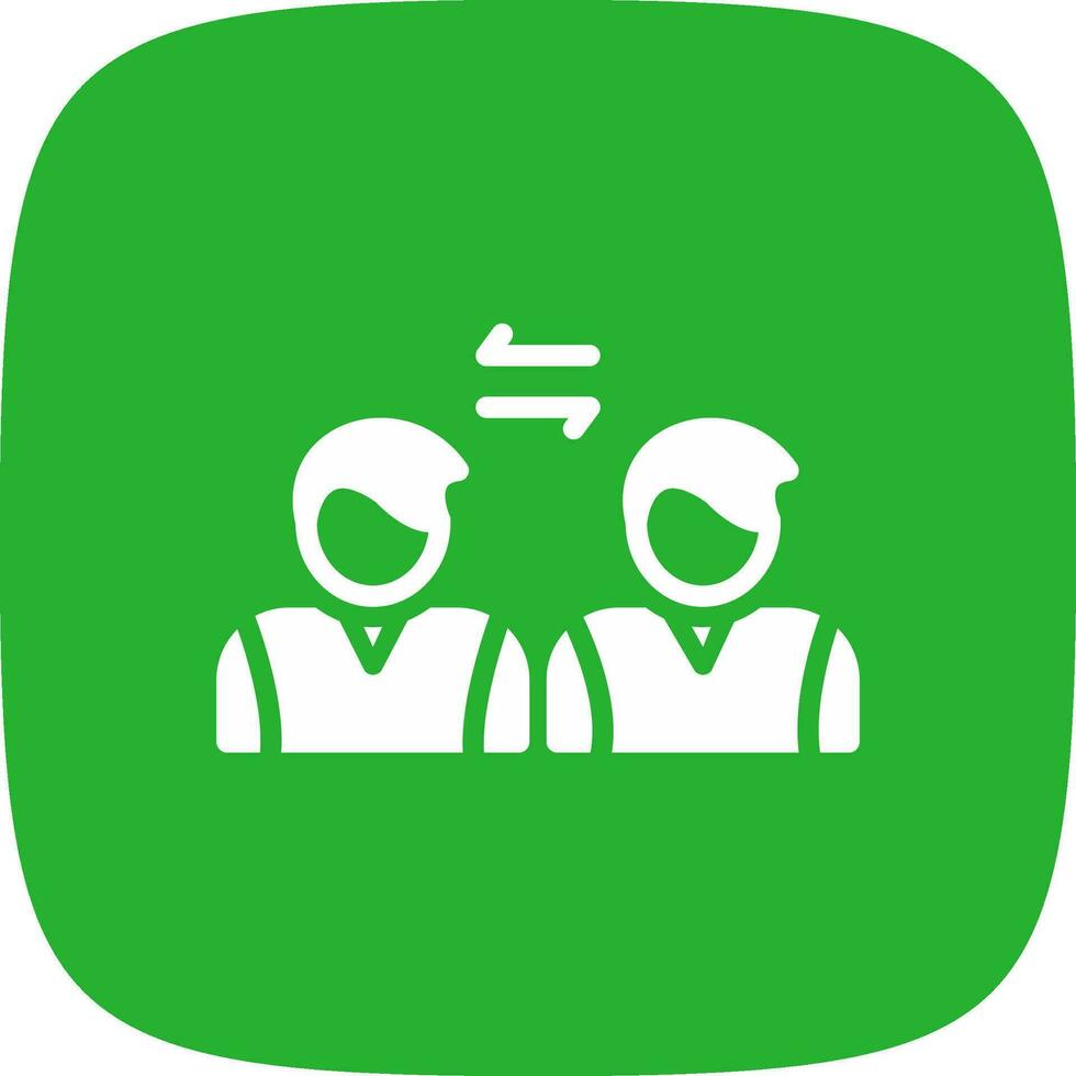 Social Distancing Creative Icon Design vector