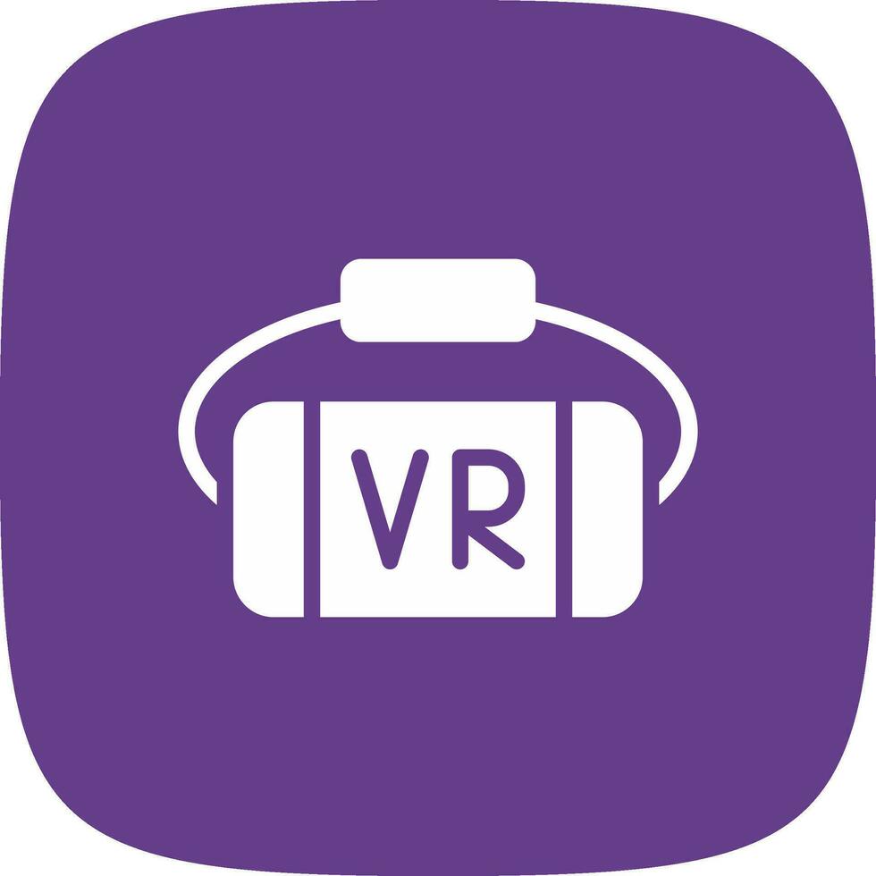 VR Glasses Creative Icon Design vector