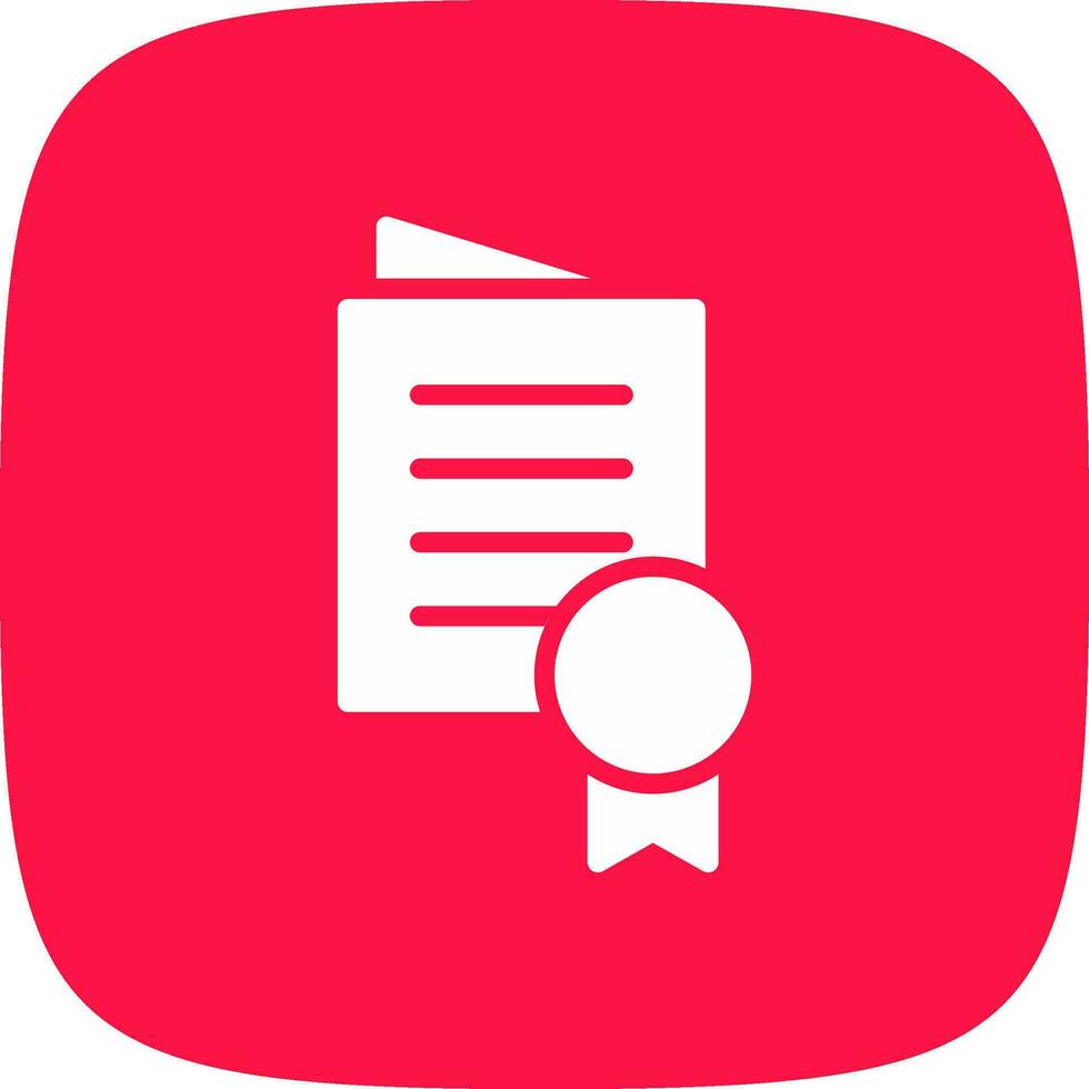 Certificate Creative Icon Design vector