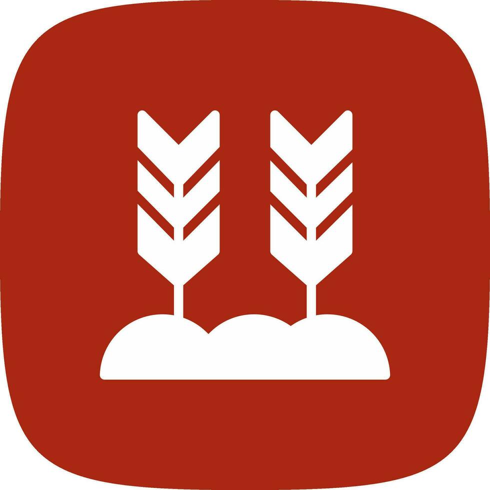 Wheat Creative Icon Design vector