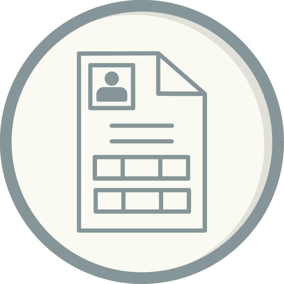 Personial document Vector Icon