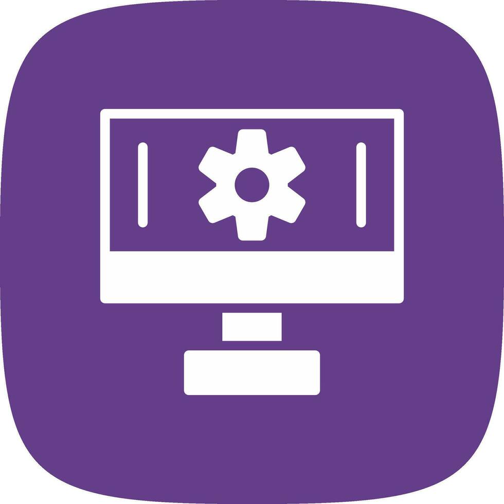 Setting Creative Icon Design vector