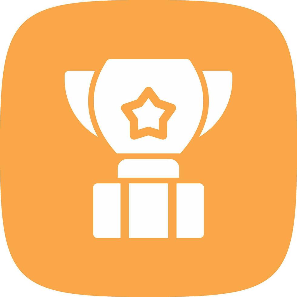 Trophy Creative Icon Design vector