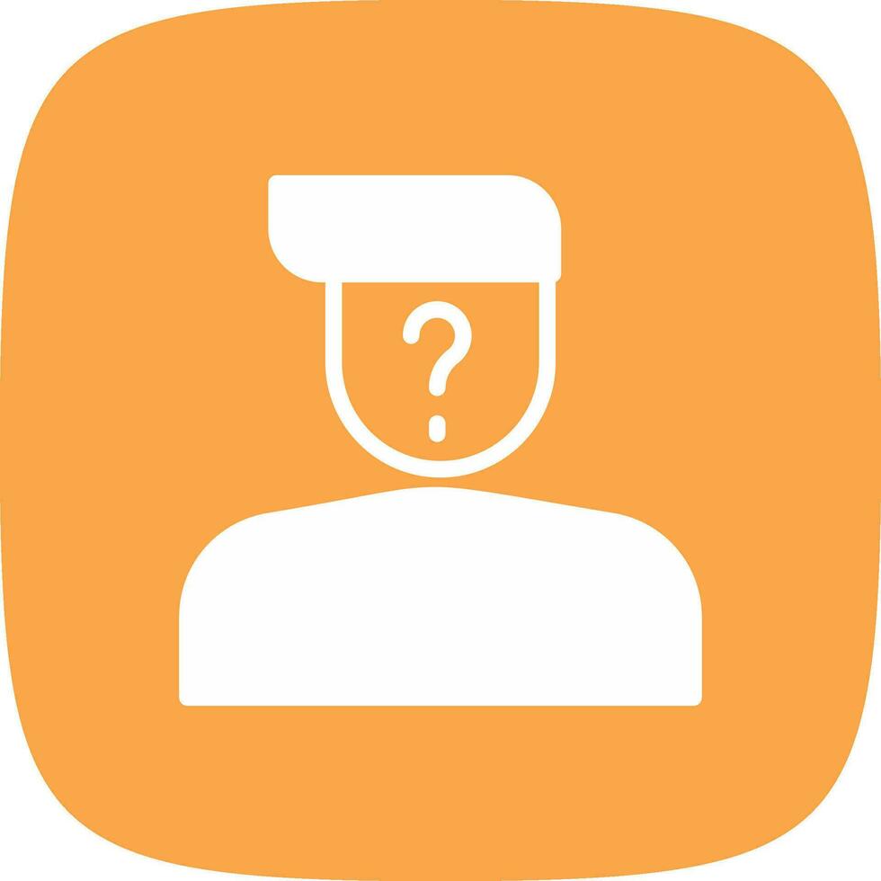 Suspect Creative Icon Design vector