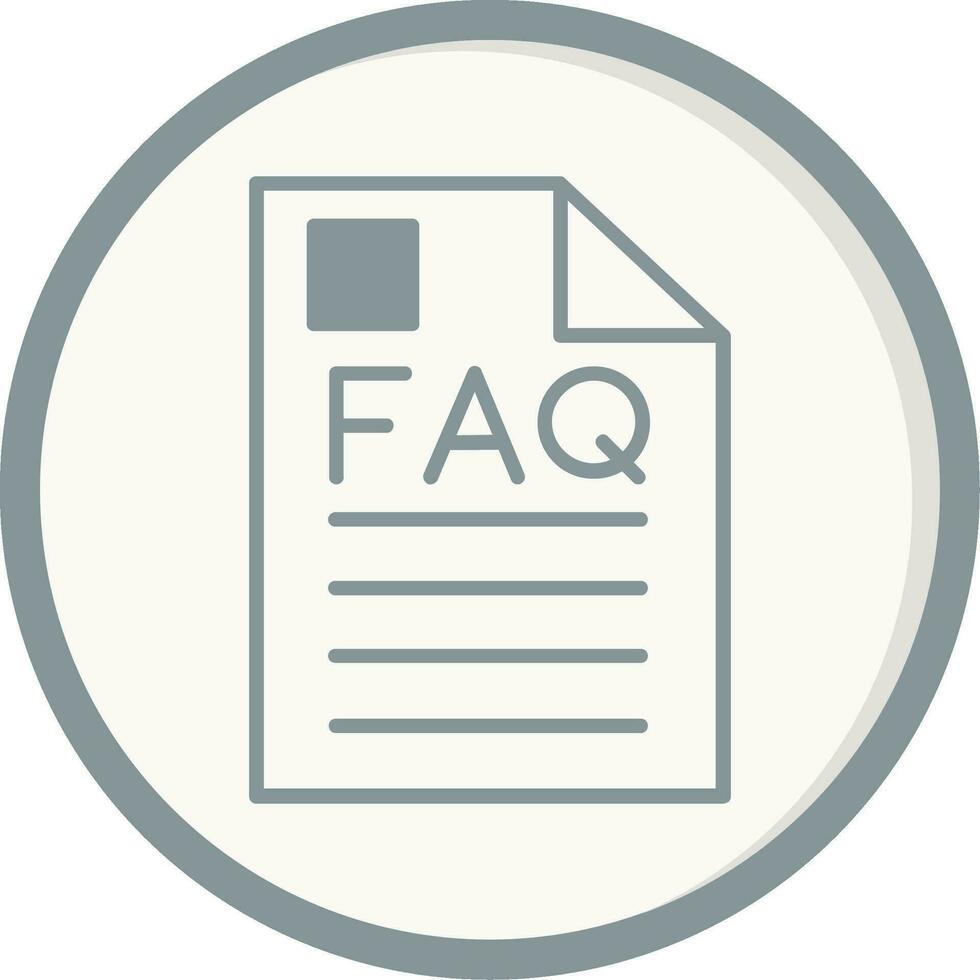 Faq Vector Icon
