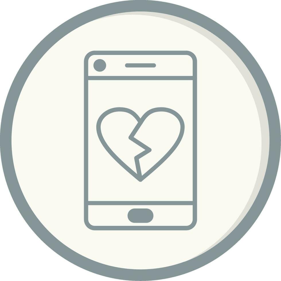 Heart Break Vector Icon