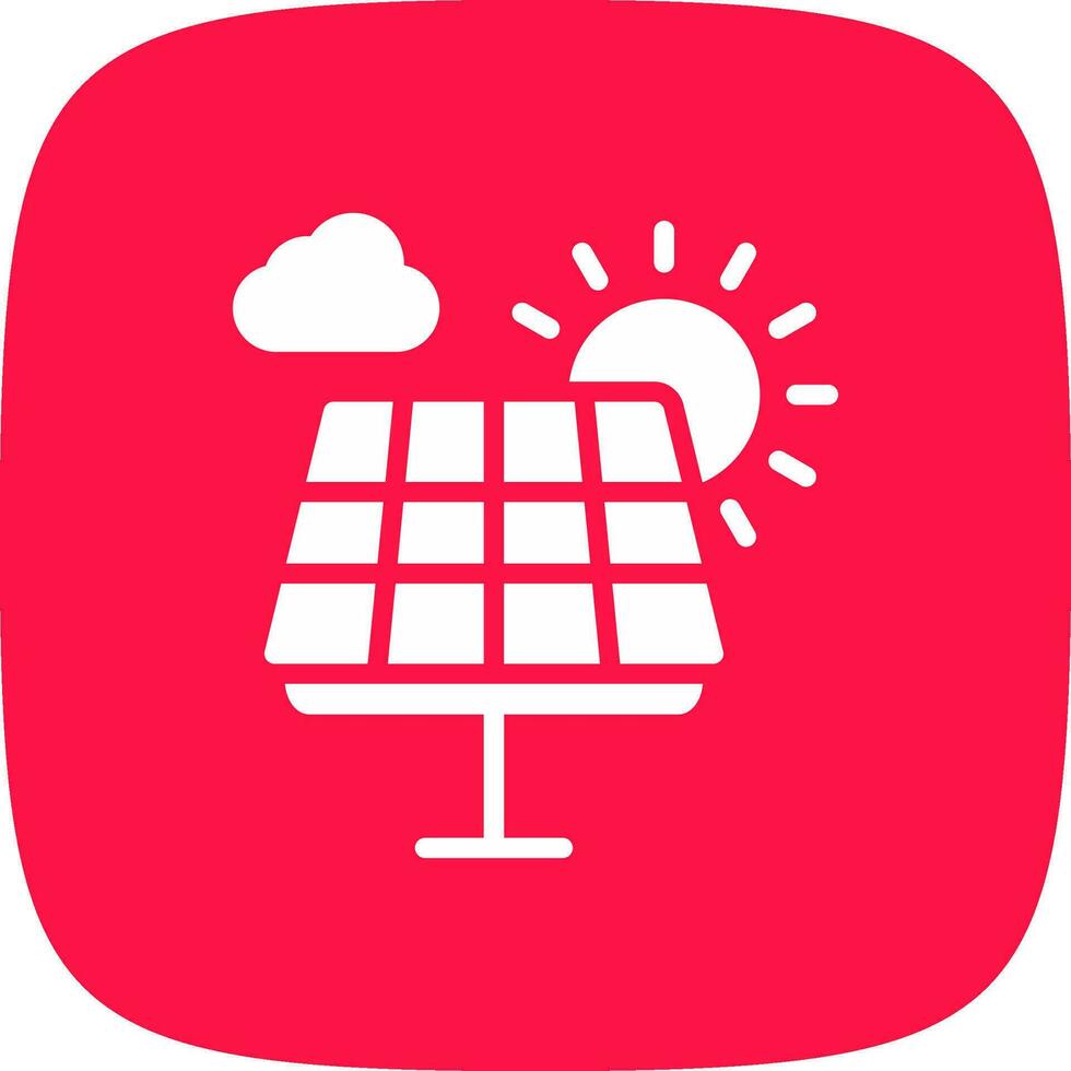 Solar Panel Creative Icon Design vector