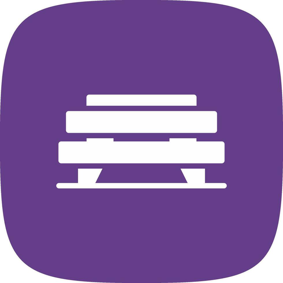 Bench Creative Icon Design vector