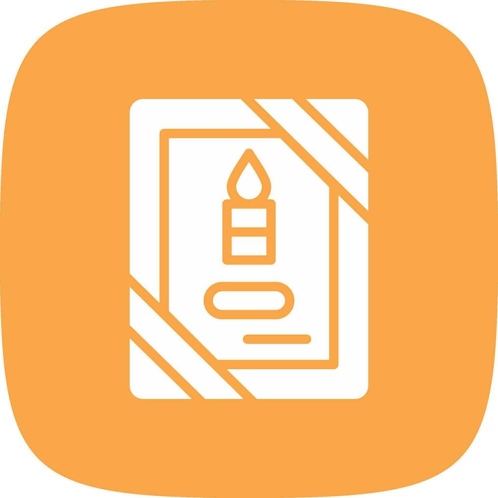 Birthday Card Creative Icon Design vector