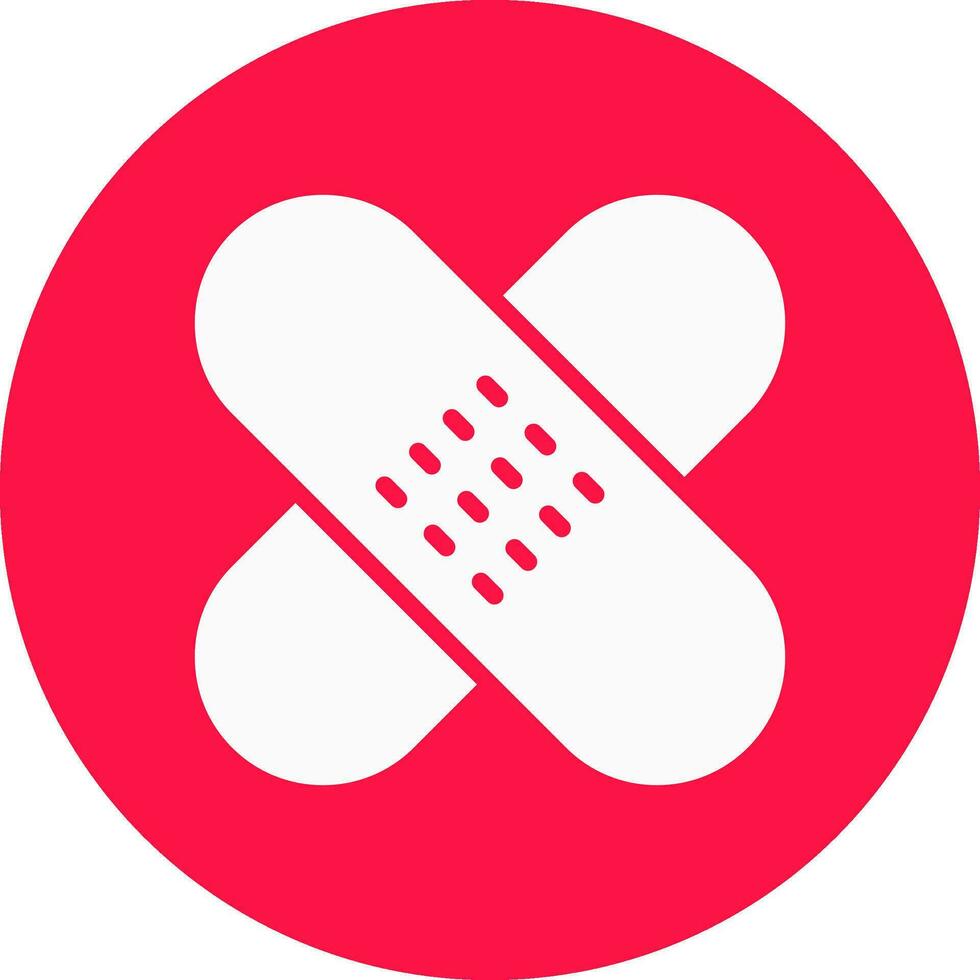 Band Aid Creative Icon Design vector