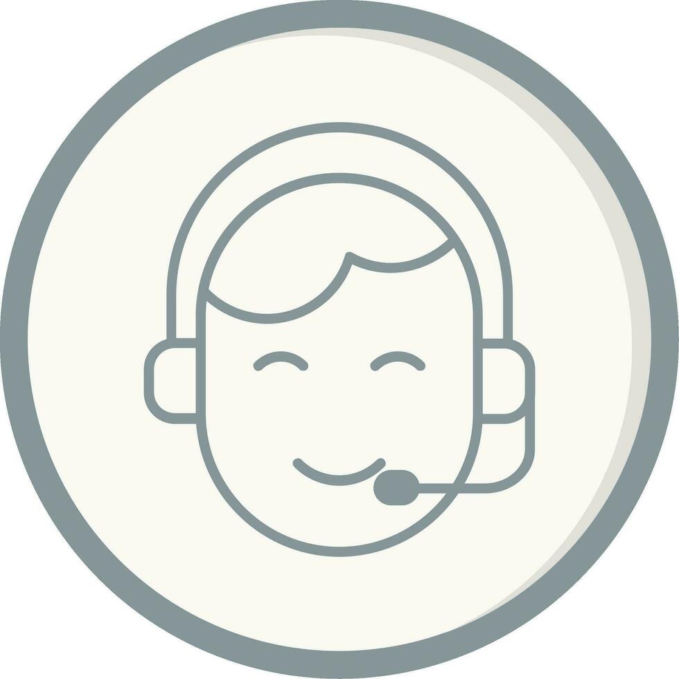 Customer Service Agent Vector Icon