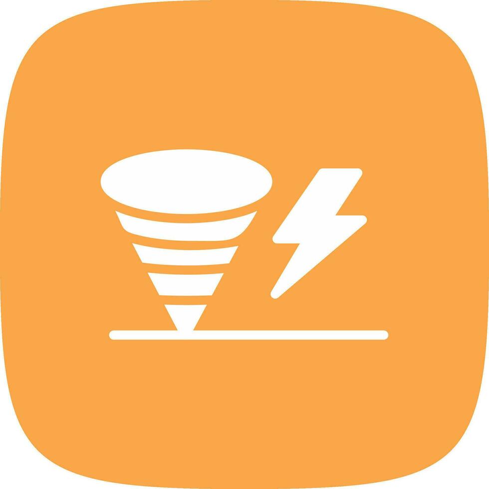 Tornado Creative Icon Design vector