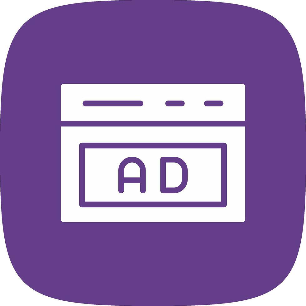 Native Advertising Creative Icon Design vector