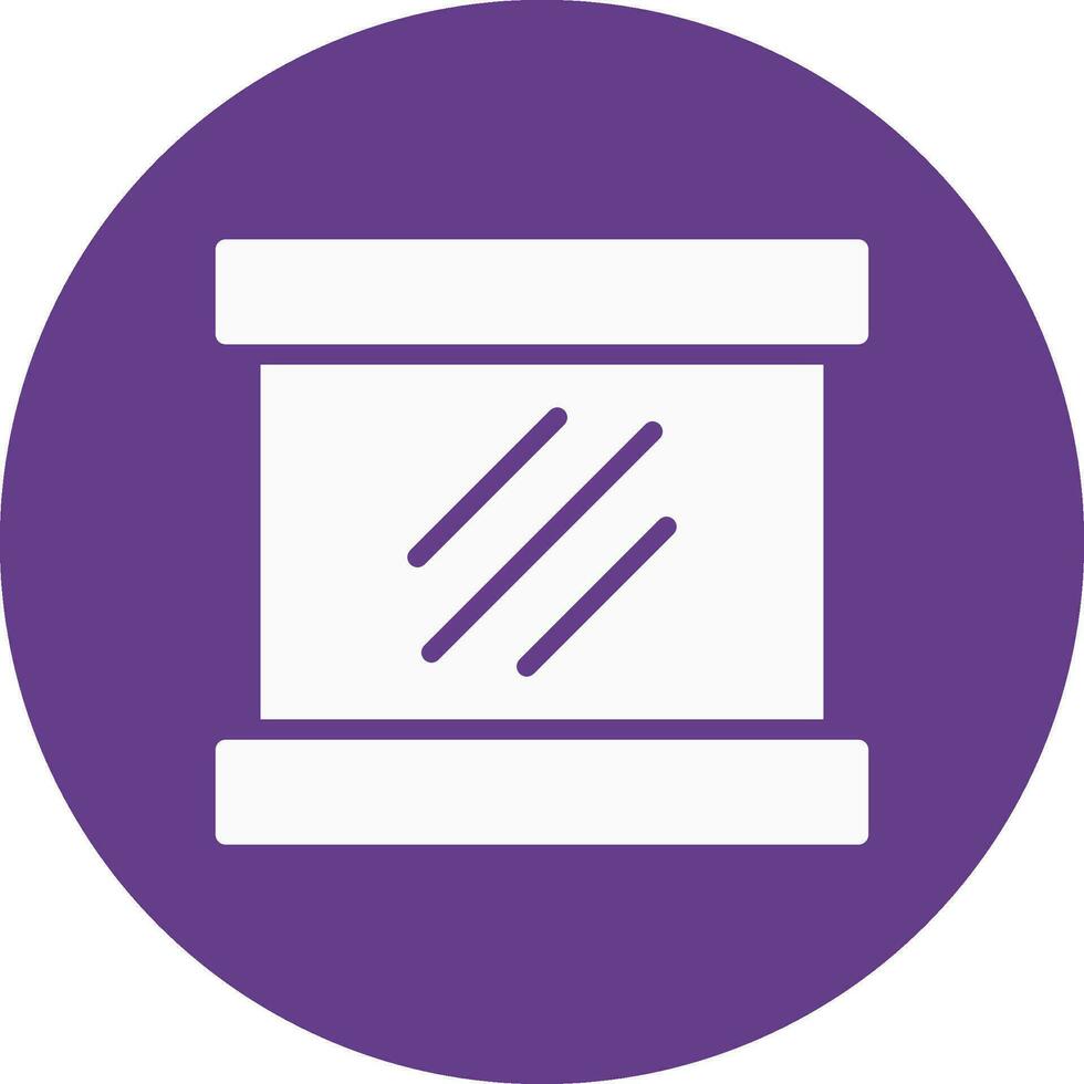 Mirror Creative Icon Design vector