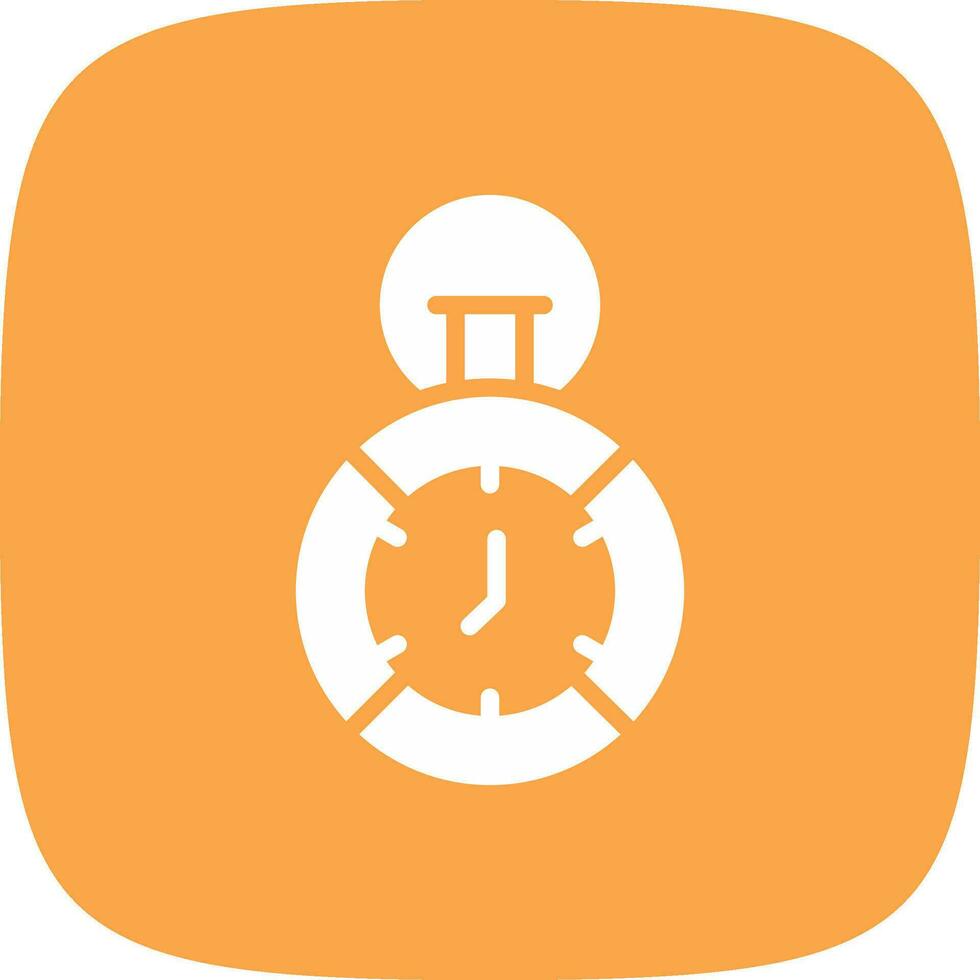 Stopwatch Creative Icon Design vector