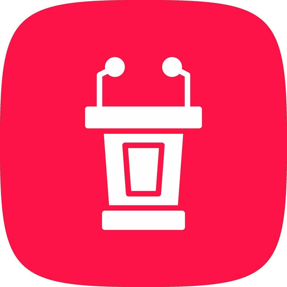 Lectern Creative Icon Design vector