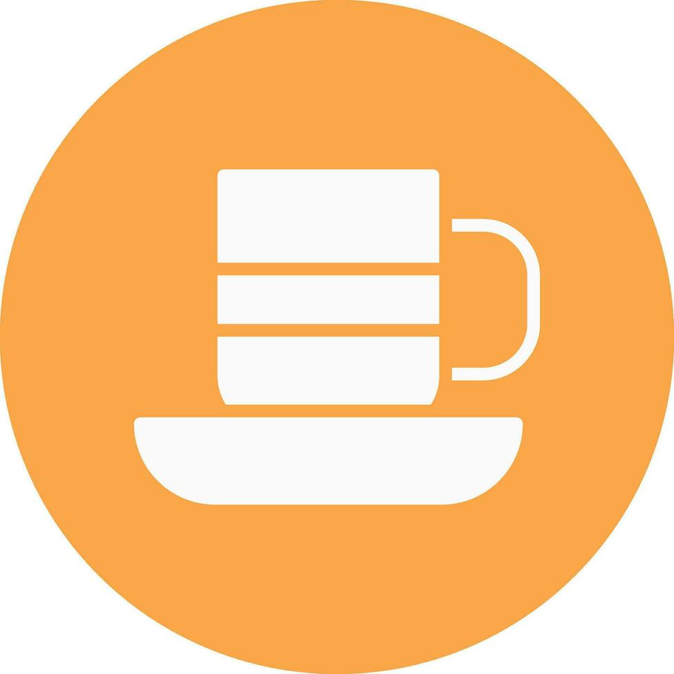 Tea Cup Creative Icon Design vector