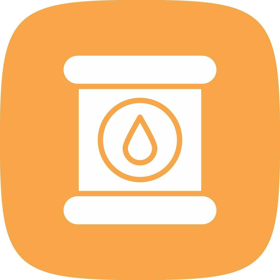 Waste Oil Creative Icon Design vector