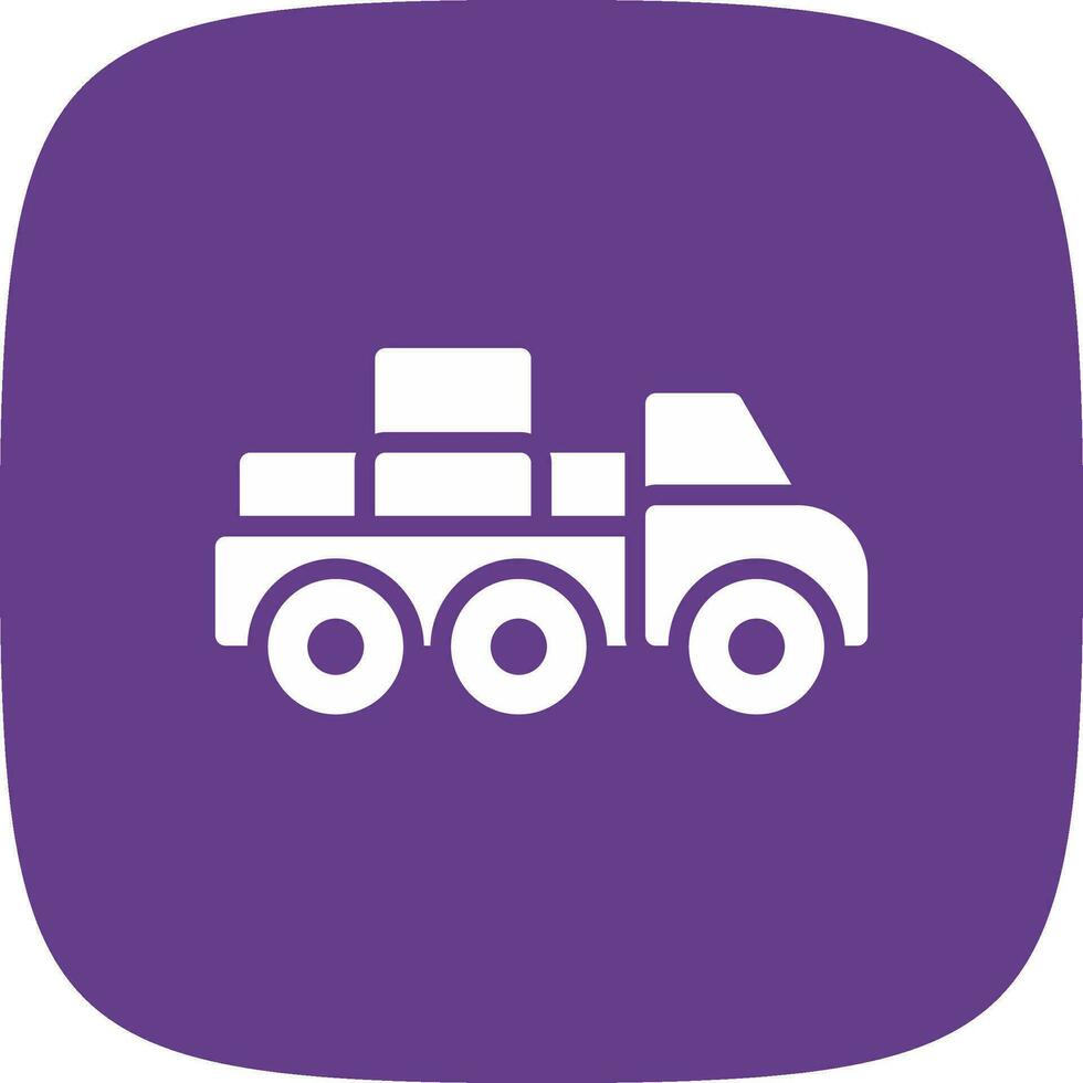 Mover Truck Creative Icon Design vector