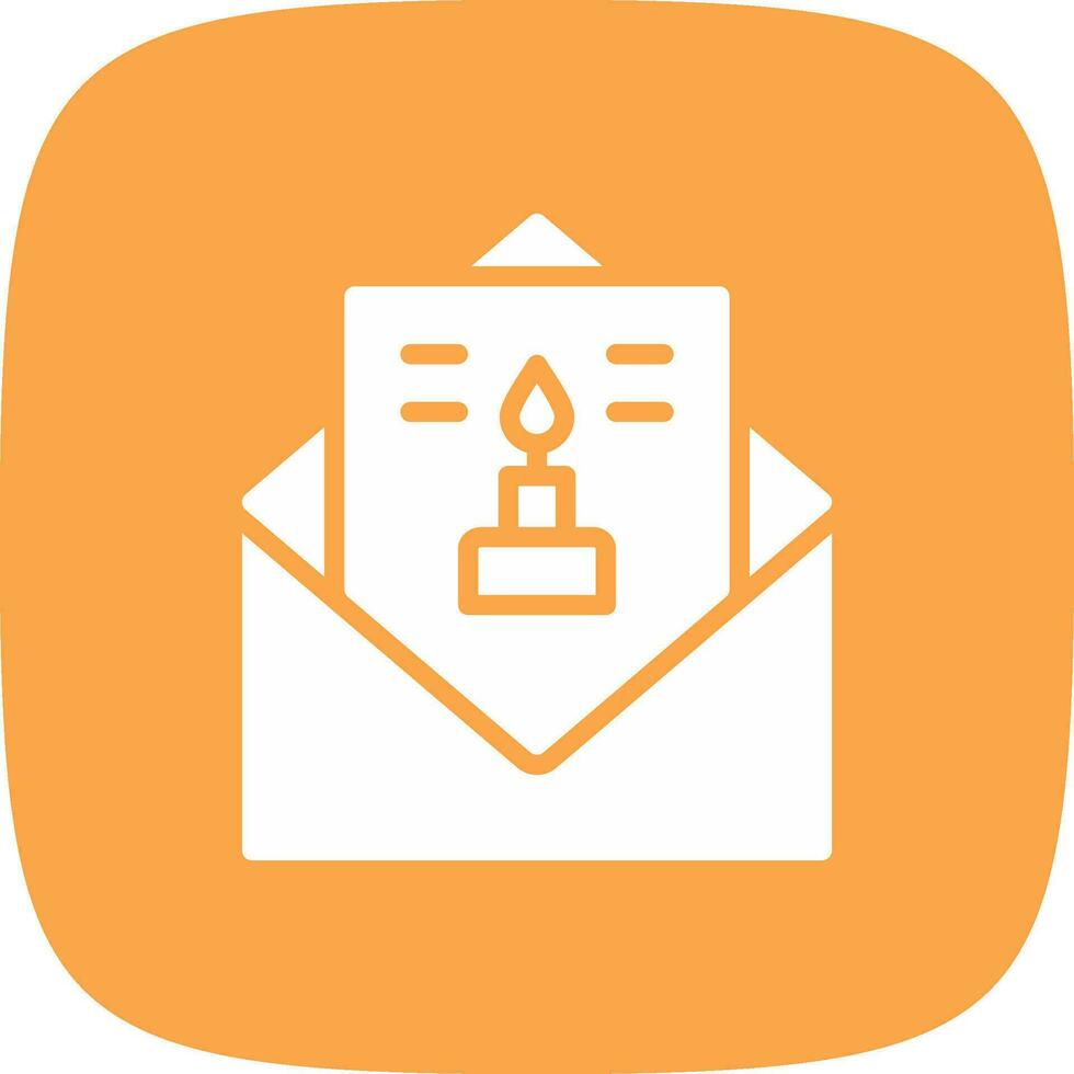 Birthday Card Creative Icon Design vector