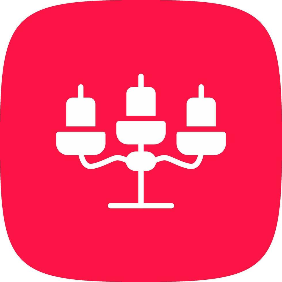 Candelabra Creative Icon Design vector