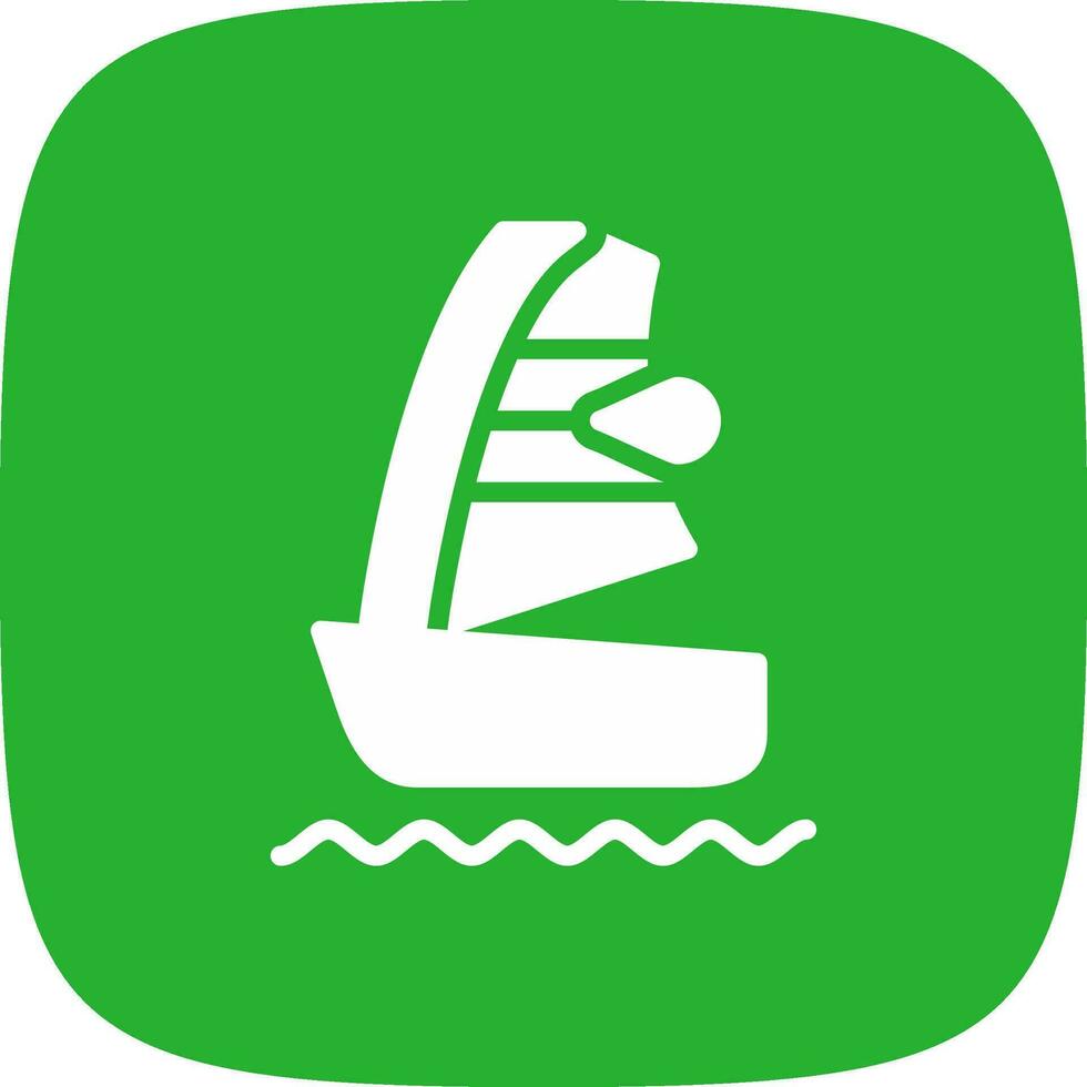 Windsurf Creative Icon Design vector