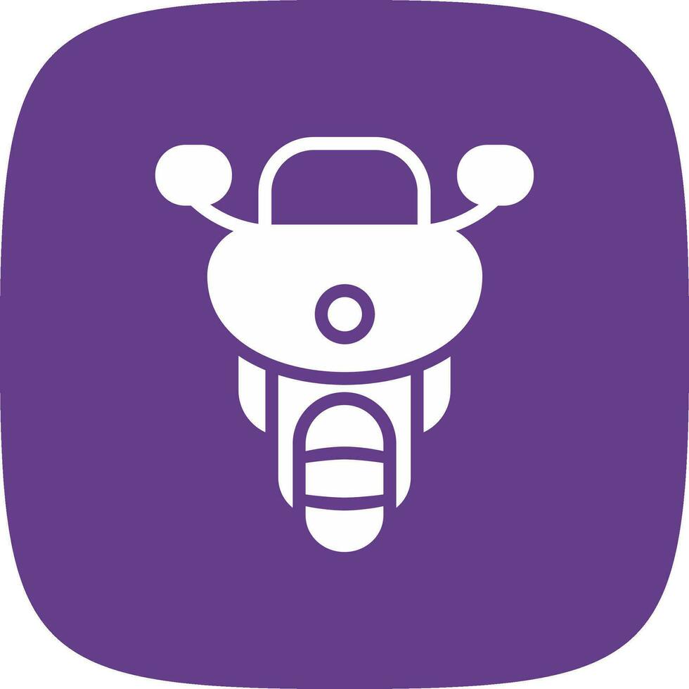 Motorbike Creative Icon Design vector