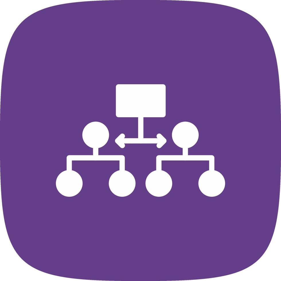 Labeled Hierarchy Creative Icon Design vector