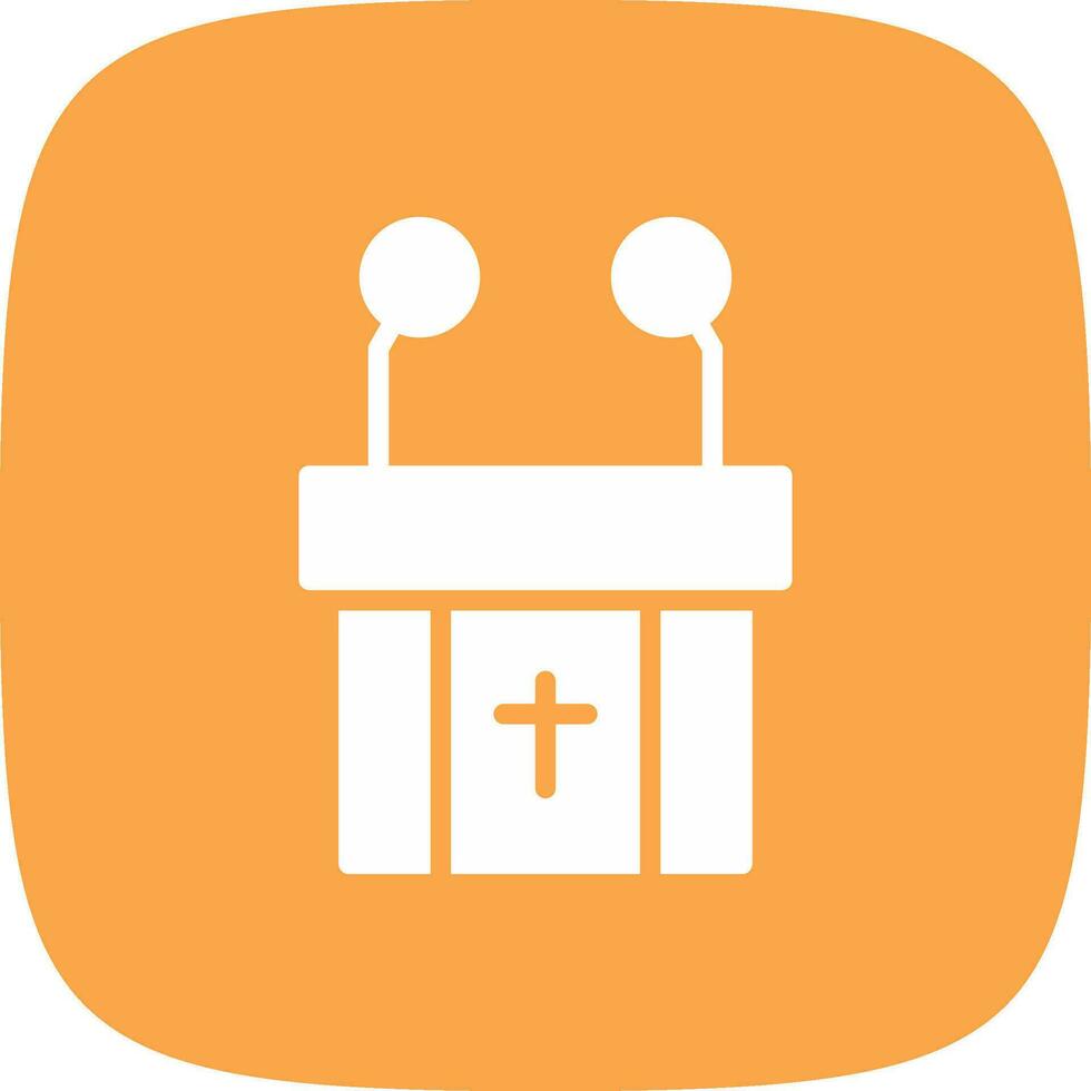 Pulpit Creative Icon Design vector