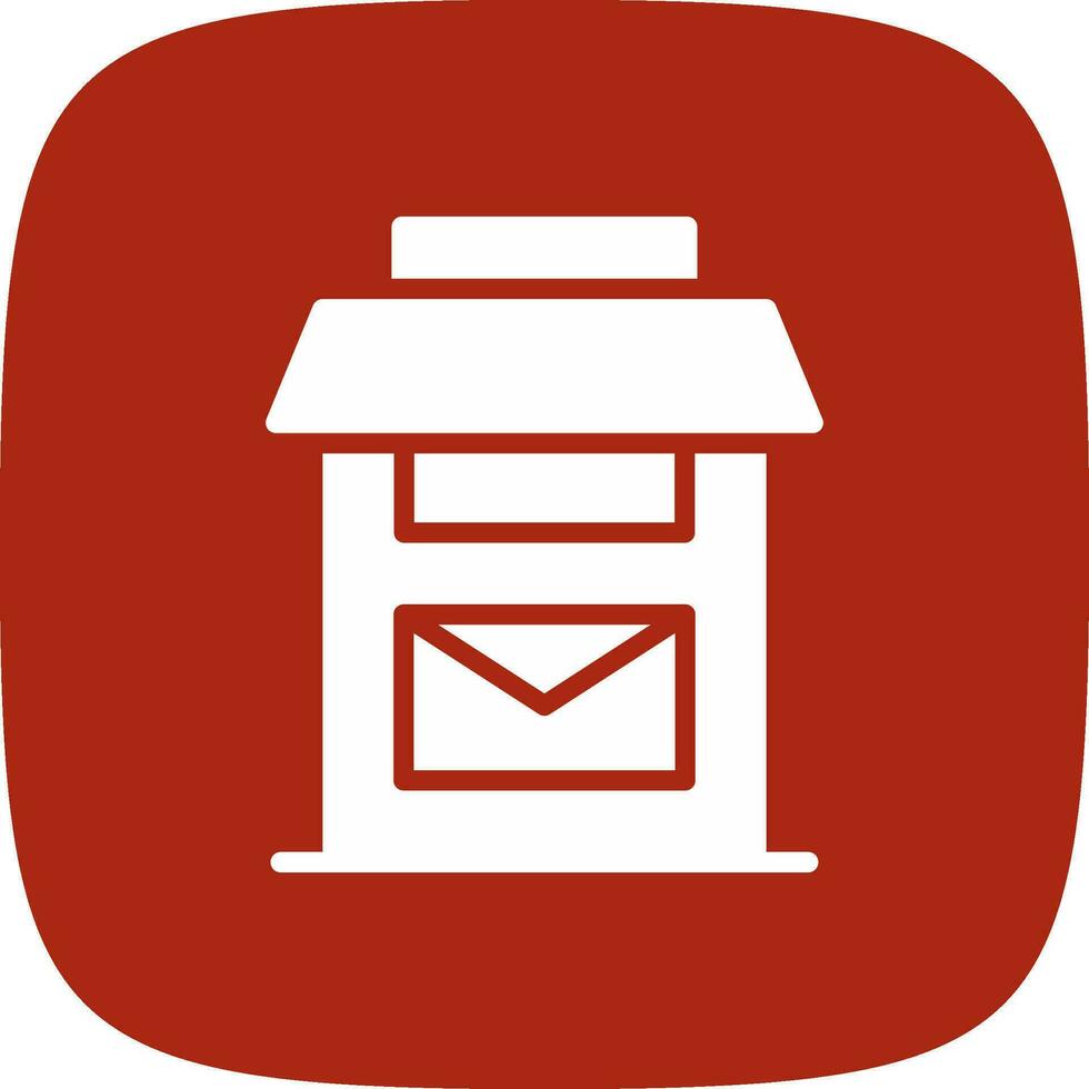 Postbox Creative Icon Design vector