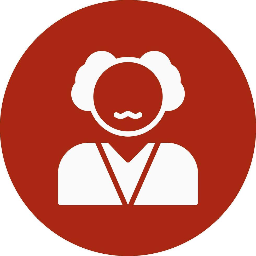 Old Man Creative Icon Design vector