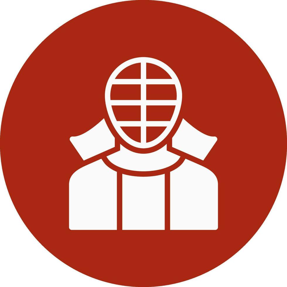 diseño de icono creativo de kendo vector