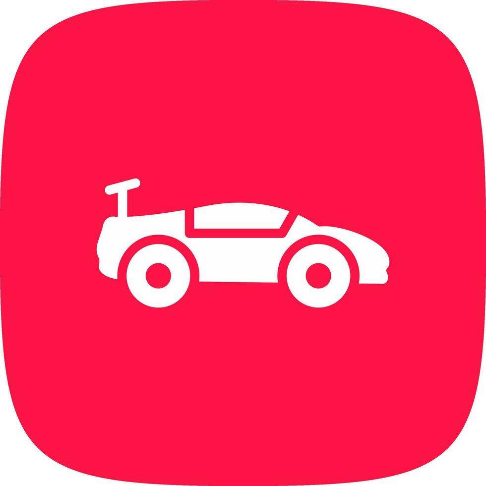 Super Car Creative Icon Design vector