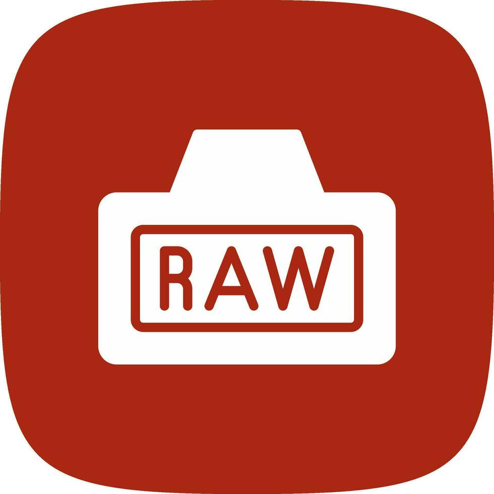 Raw Creative Icon Design vector