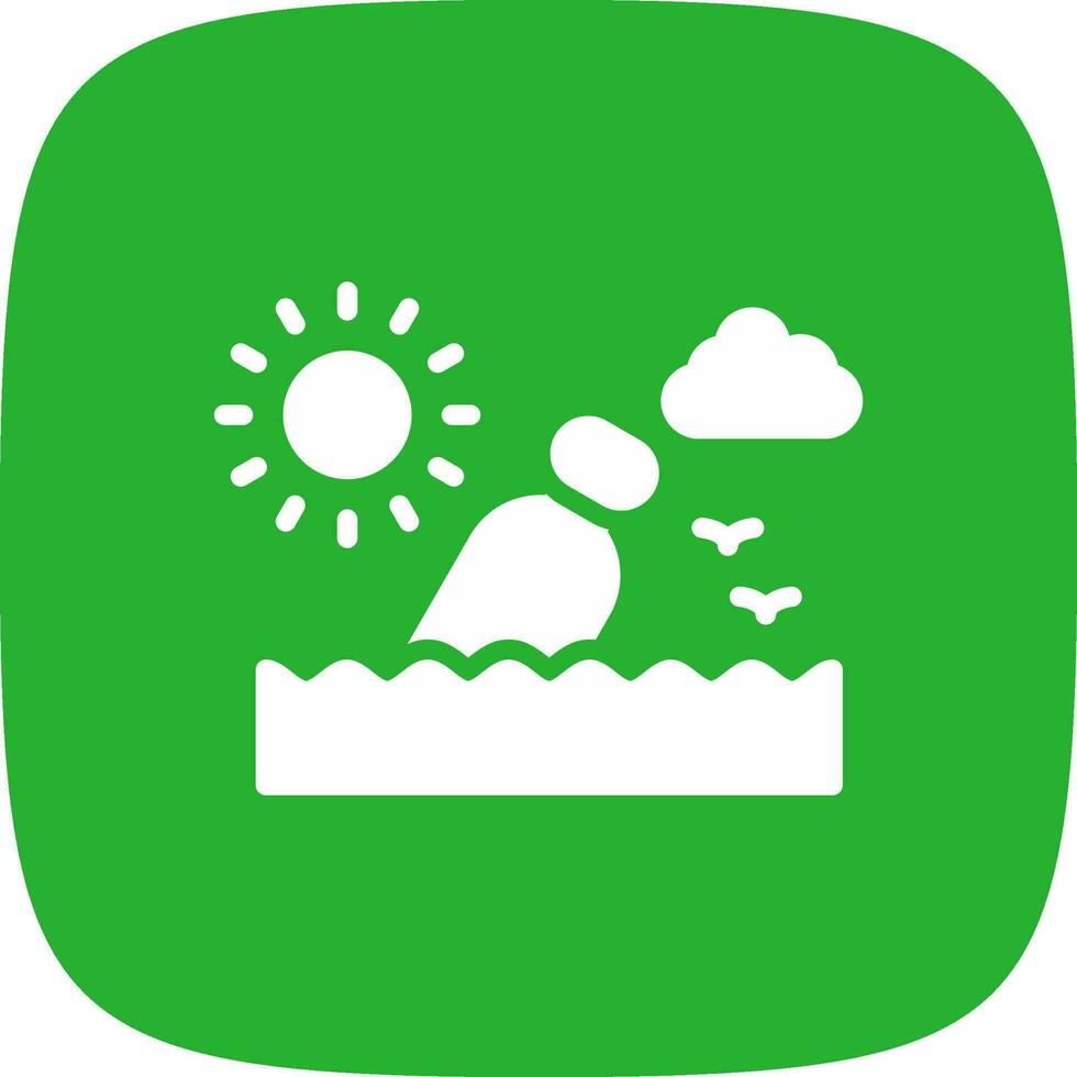 Message In A Bottle Creative Icon Design vector