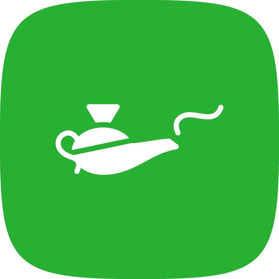 Magic Lamp Creative Icon Design vector