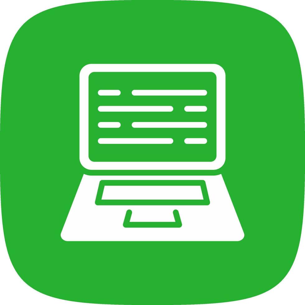 Laptop Creative Icon Design vector