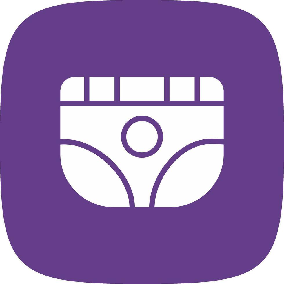 Diaper Creative Icon Design vector