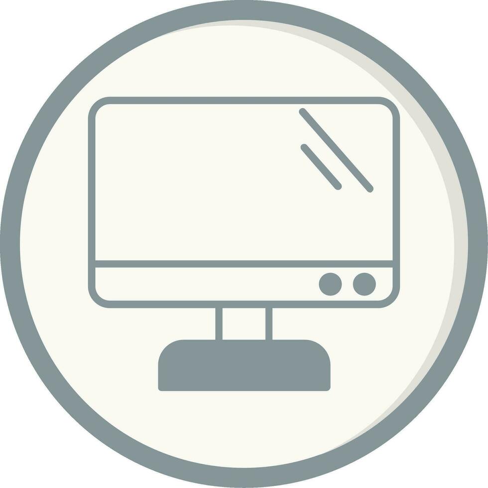 Monitor Screen Vector Icon