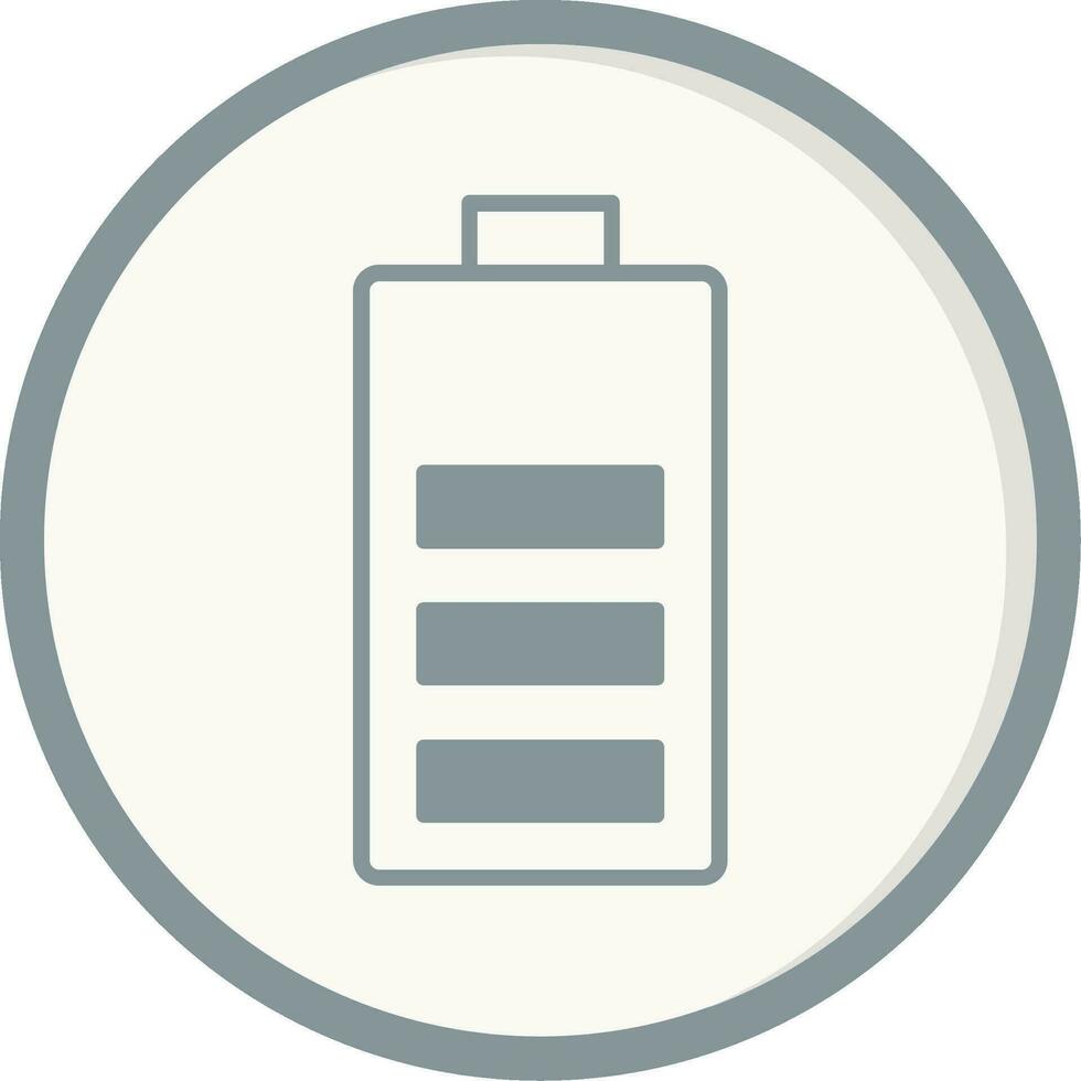 Battery Charged Vector Icon