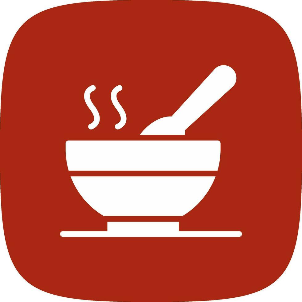 diseño de icono creativo de sopa caliente vector