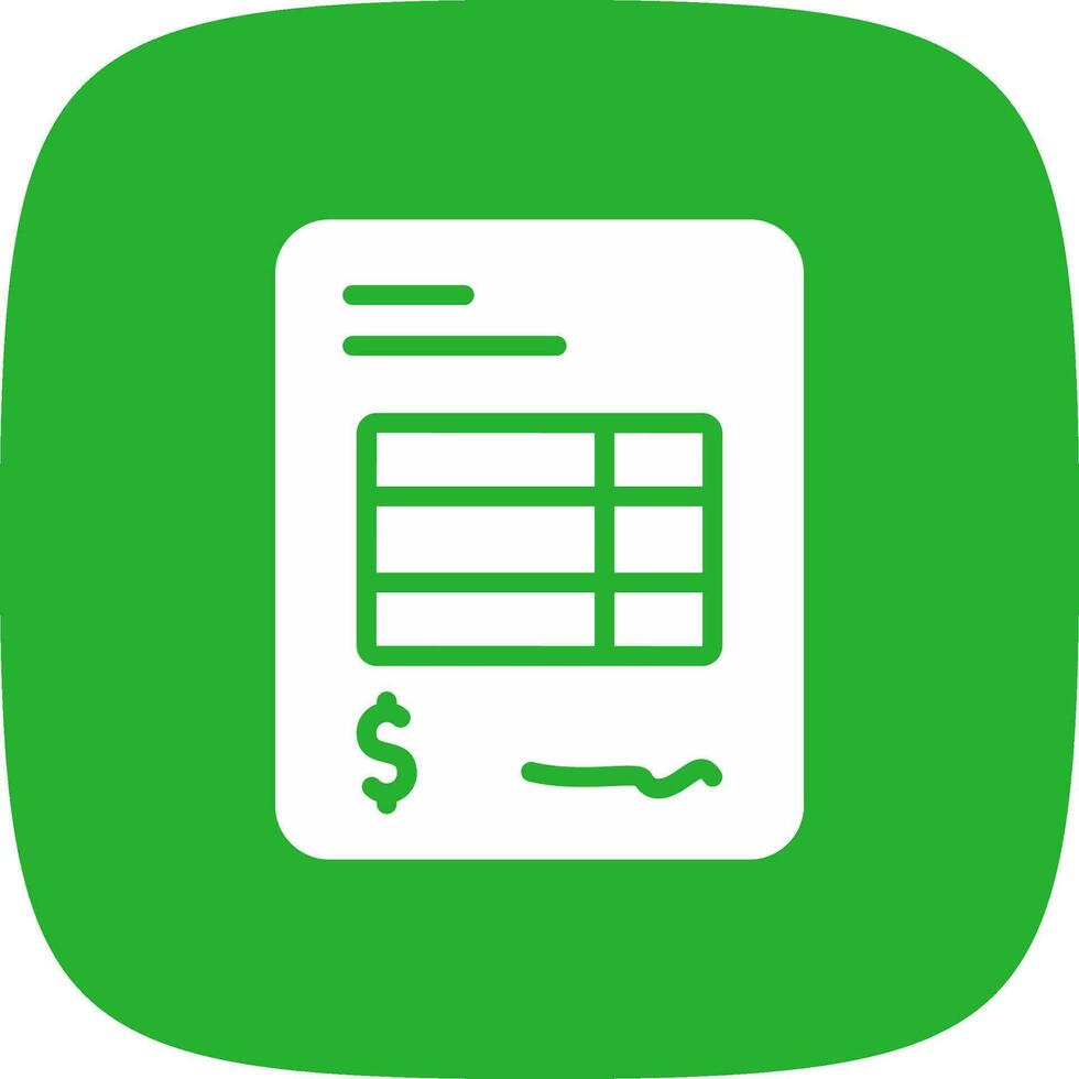 Invoice Creative Icon Design vector