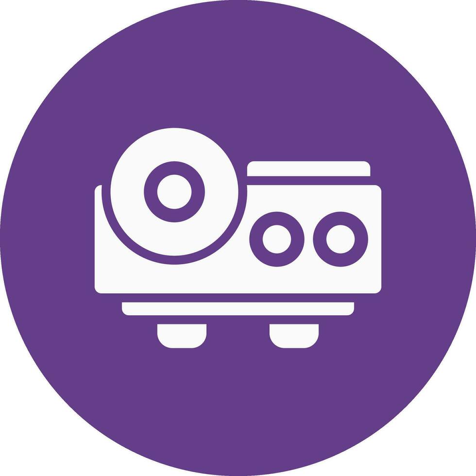 Projector Creative Icon Design vector
