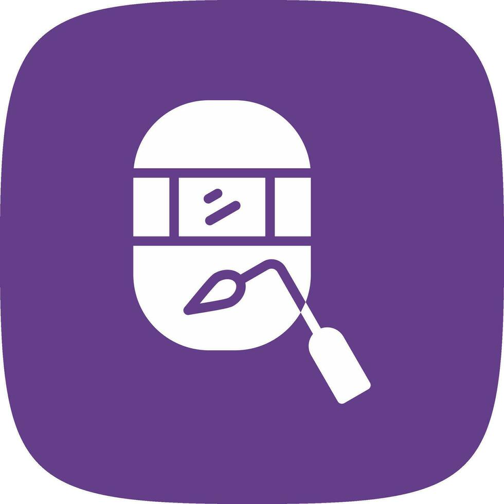 Welding Mask Creative Icon Design vector